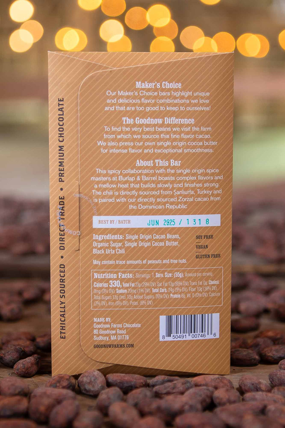 Goodnow Farms Chocolate - Black Urfa Chilli 77%