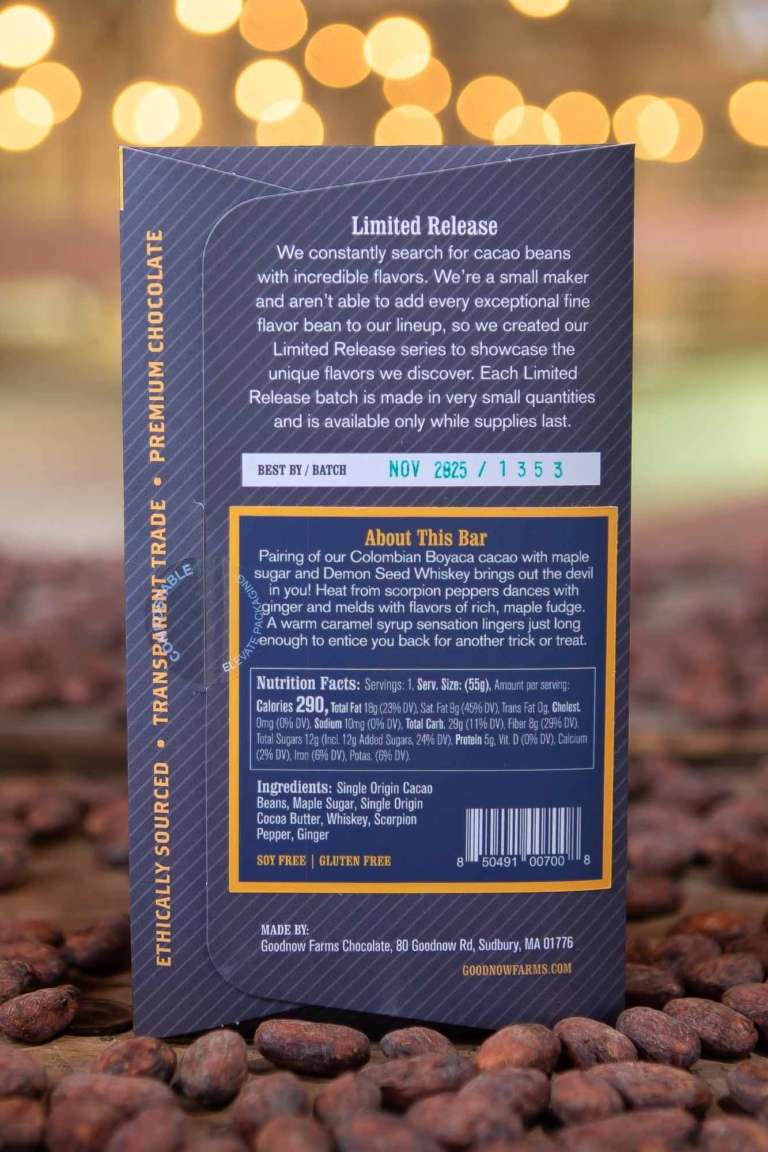Goodnow Farms Chocolate - Limited Release, Demon Seed Whiskey, 77%