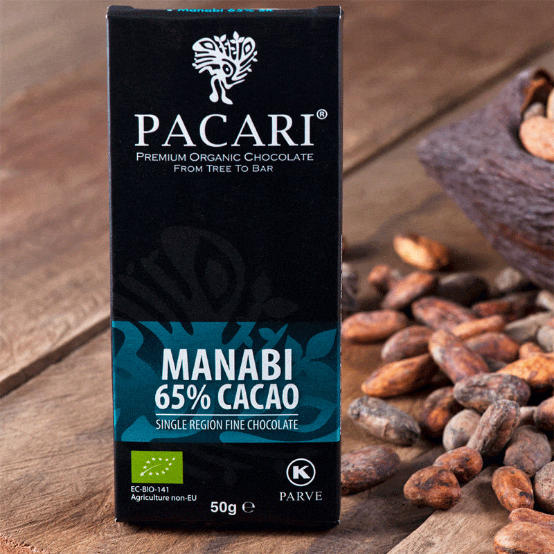 Vegan Dark Chocolate | Pacari - Manabi 65%