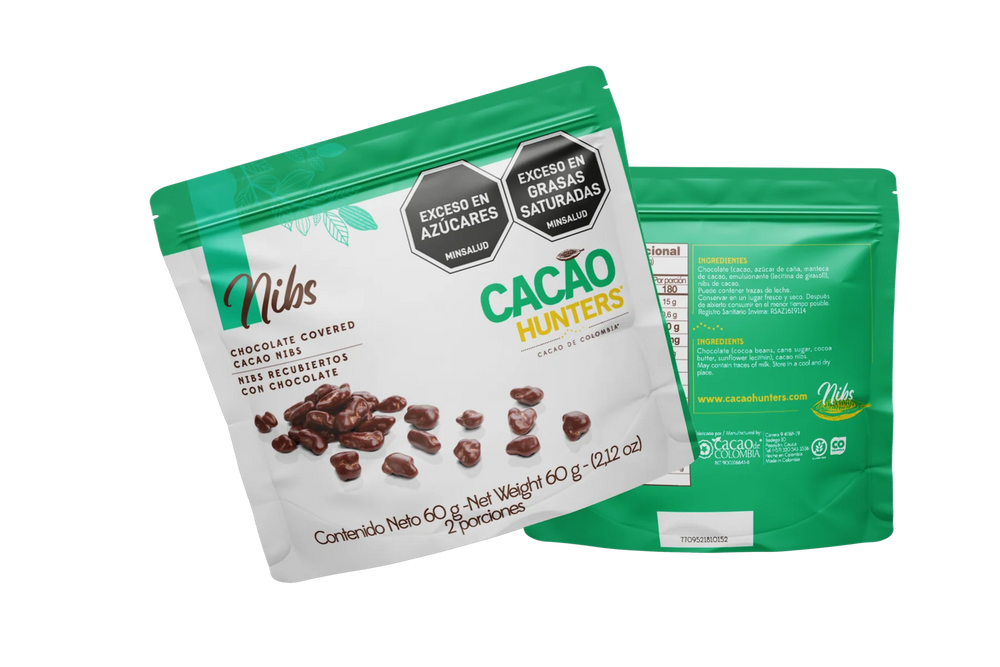 Cacao Hunters - Chocolate-covered Nibs Dragees pack