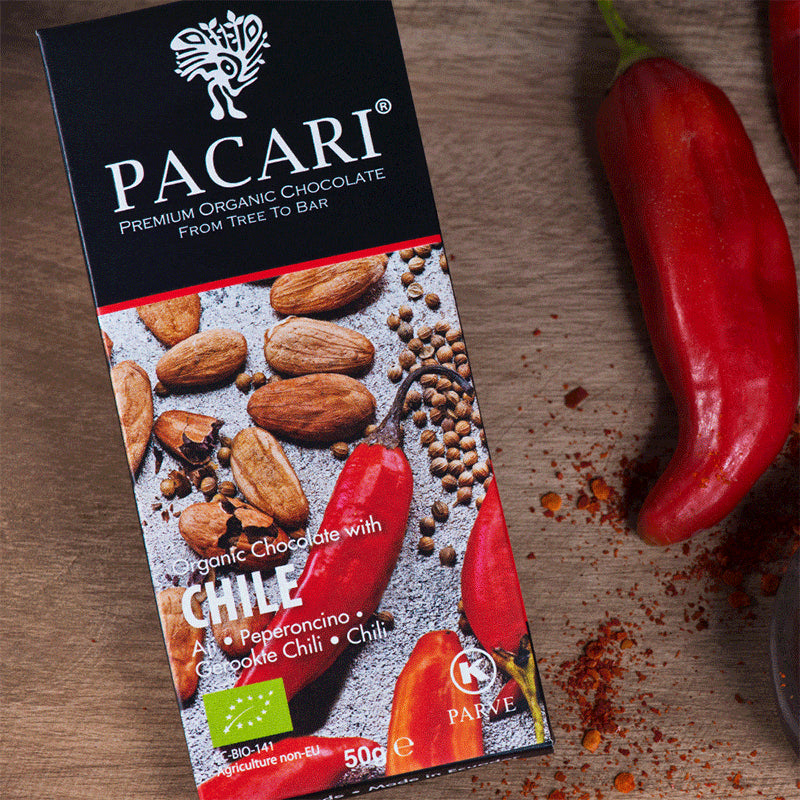 Vegan Dark Chocolate - Pacari - Chilli Pepper 60%