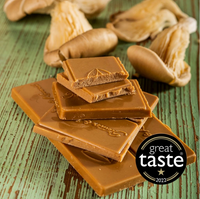 Prague Chocolate - White Chocolate 40% with Oyster Mushrooms