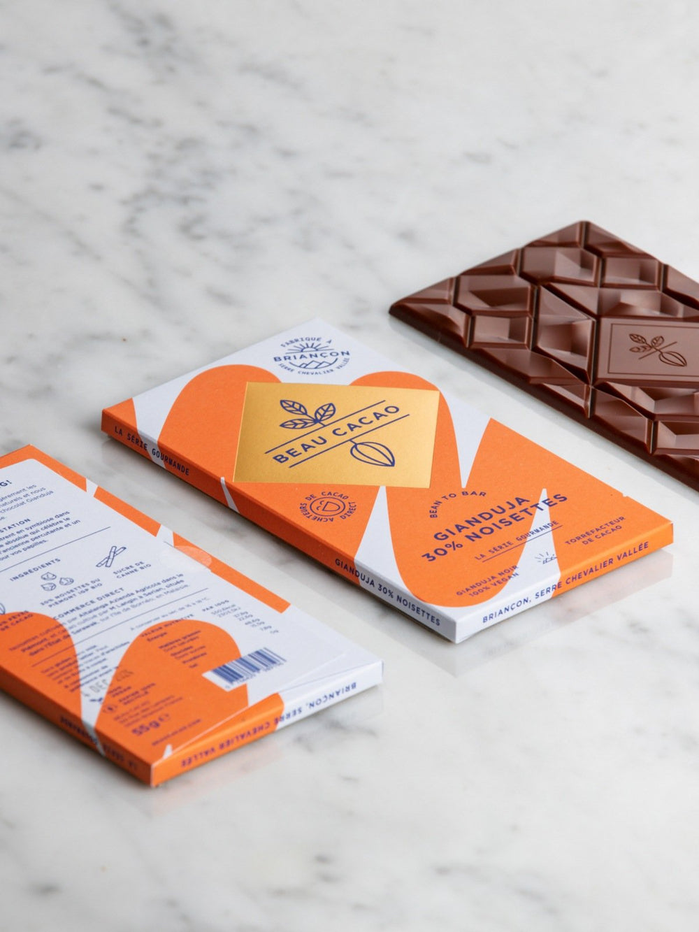 Beau Cacao - Gianduja, 30% Organic Hazelnuts | Best Chocolate in the World