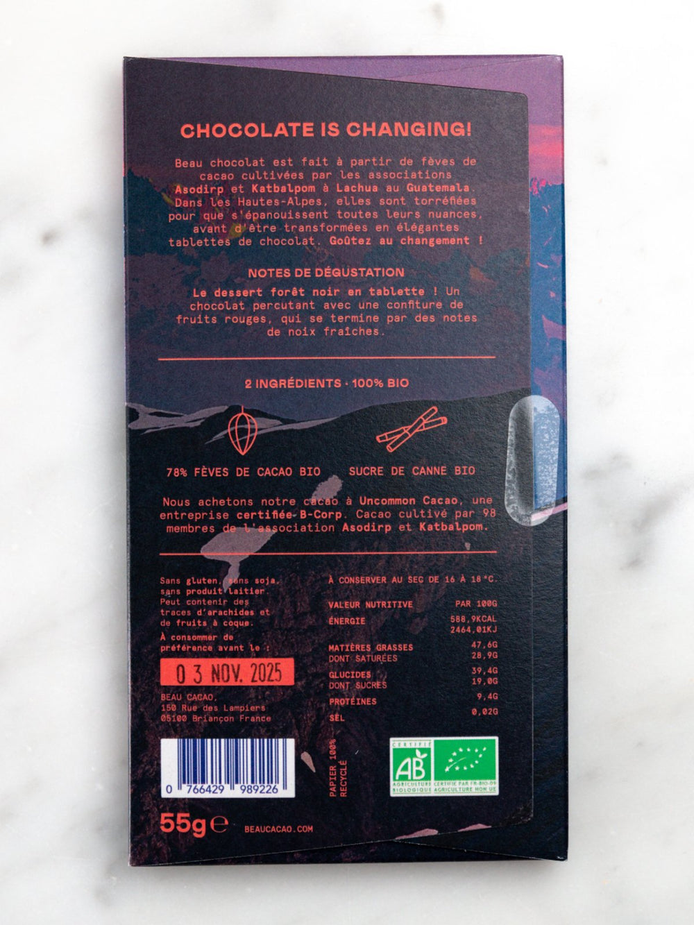 Beau Cacao - Guatemala, Lachua 78% | Best Chocolate in the World
