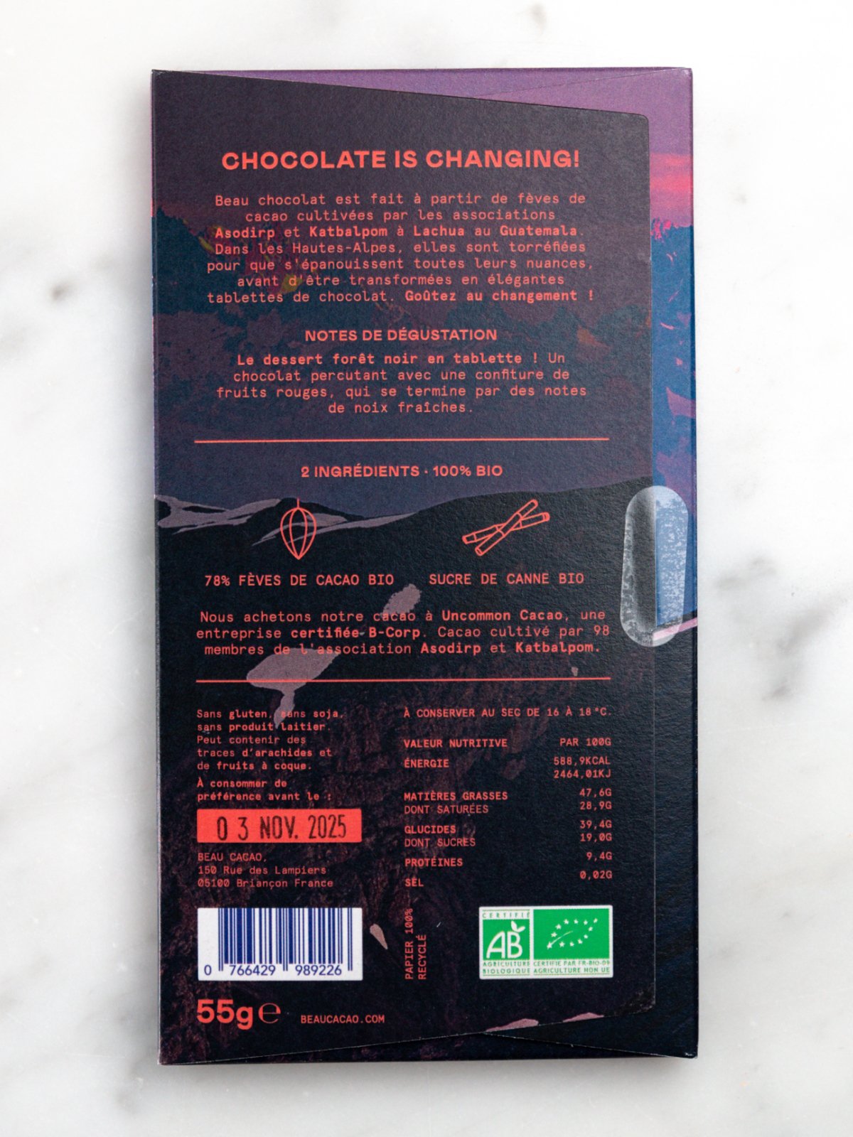 Beau Cacao - Guatemala, Lachua 78% | Best Chocolate in the World