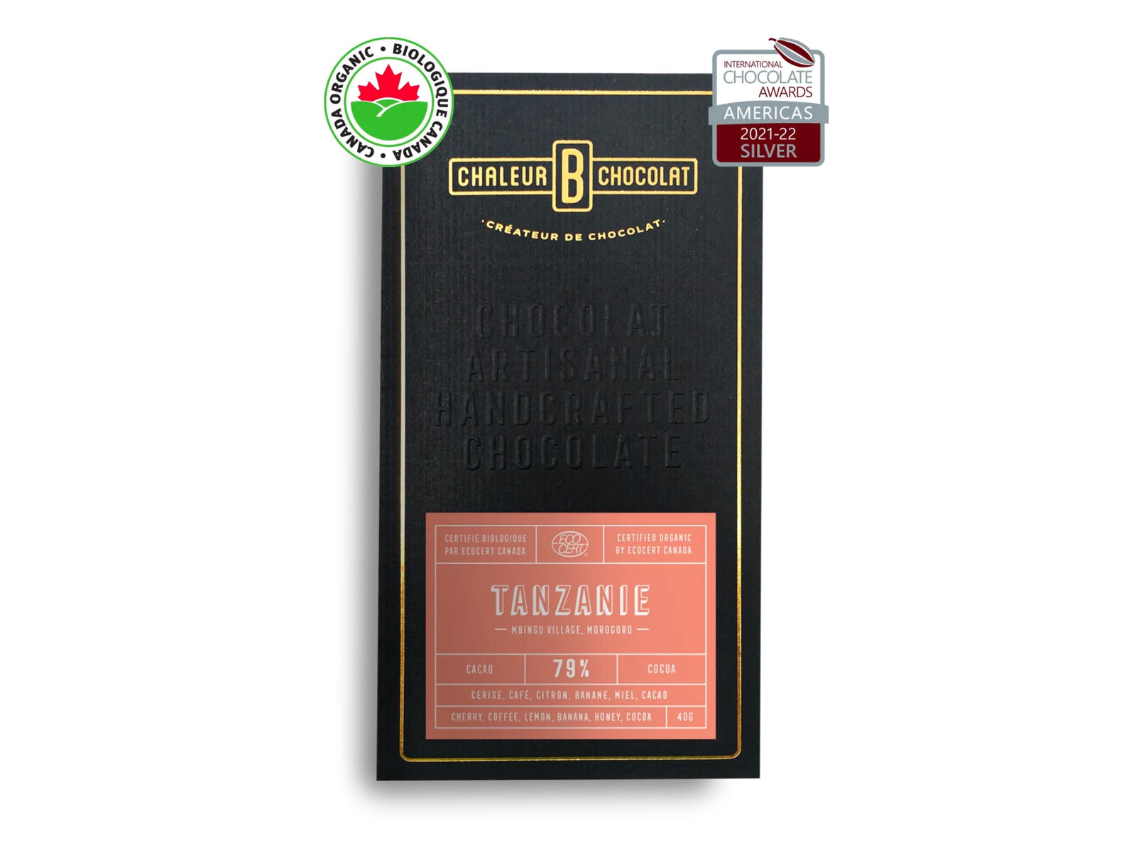Chaleur B Chocolat - Tanzanie 79% 