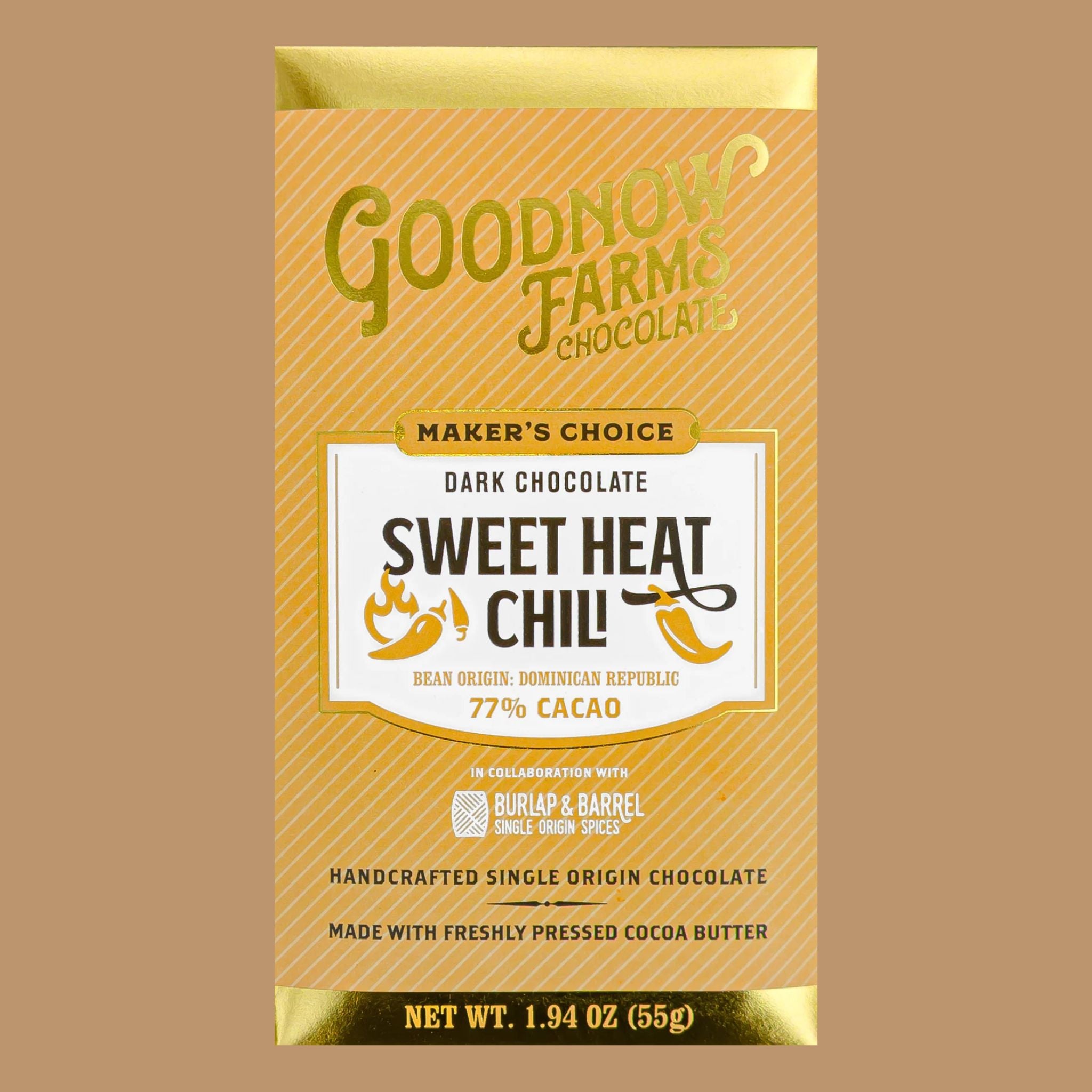 Goodnow Farms Chocolate - Sweet Heat Chilli 77%
