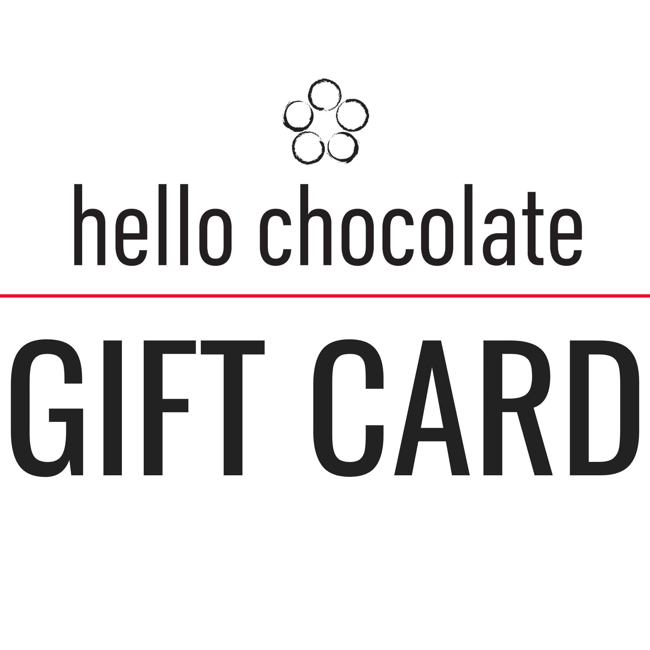 Hello Chocolate Gift Card