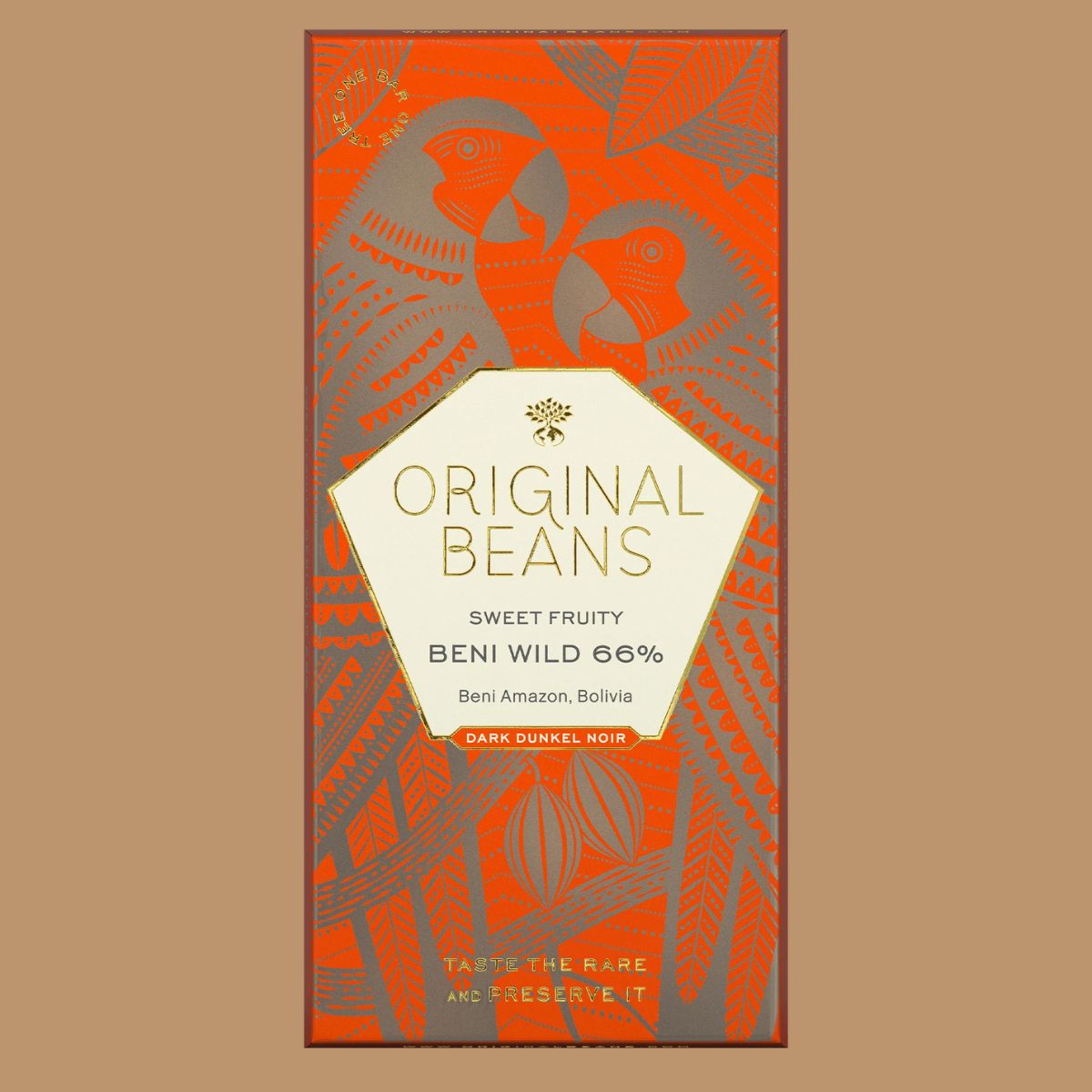 Gourmet Dark Chocolate - Original Beans - Beni Wild 66%