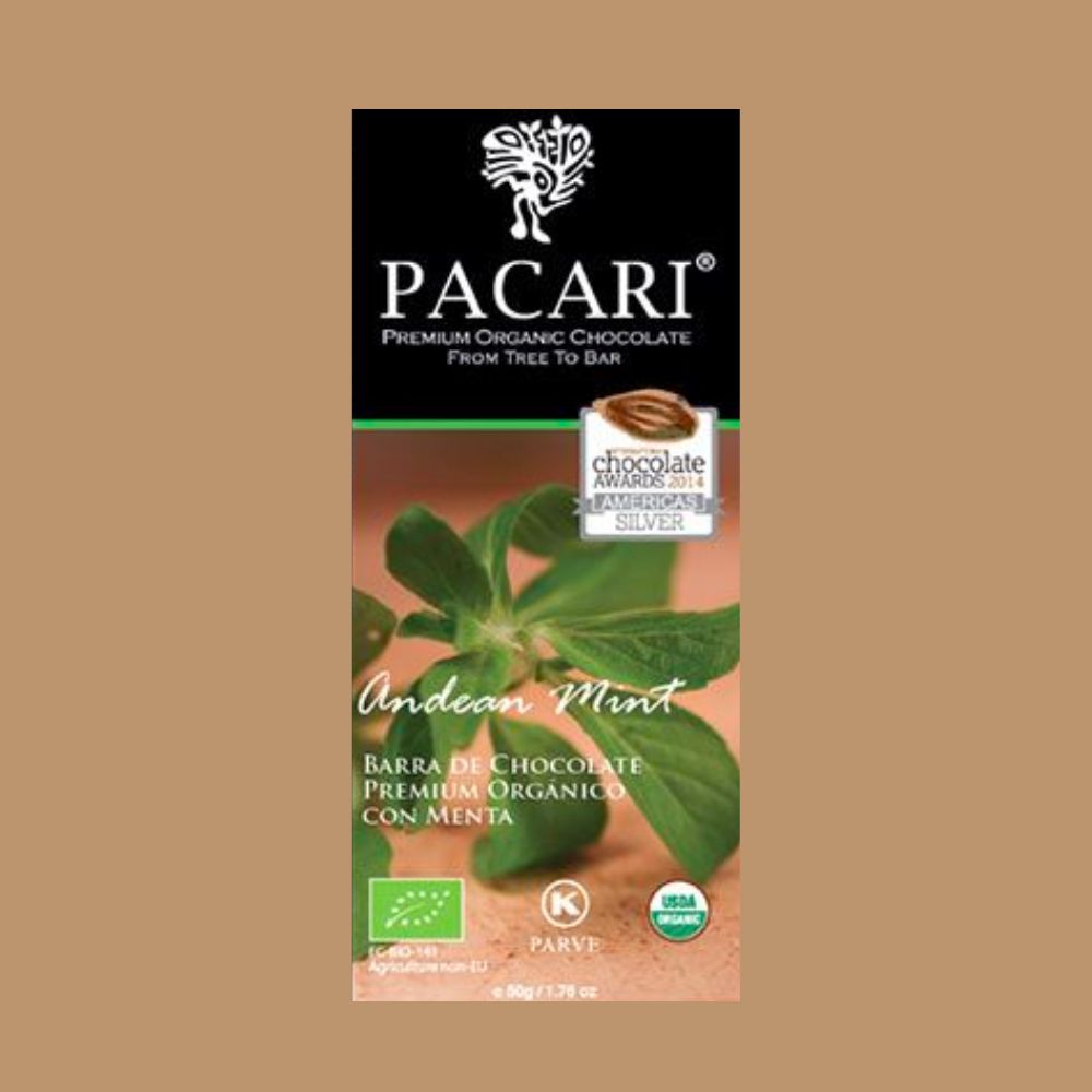 Vegan Dark Chocolate | Pacari - Andean Mint 60%