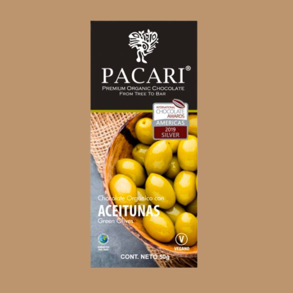 Vegan Dark Chocolate | Pacari - Green Olives 60%