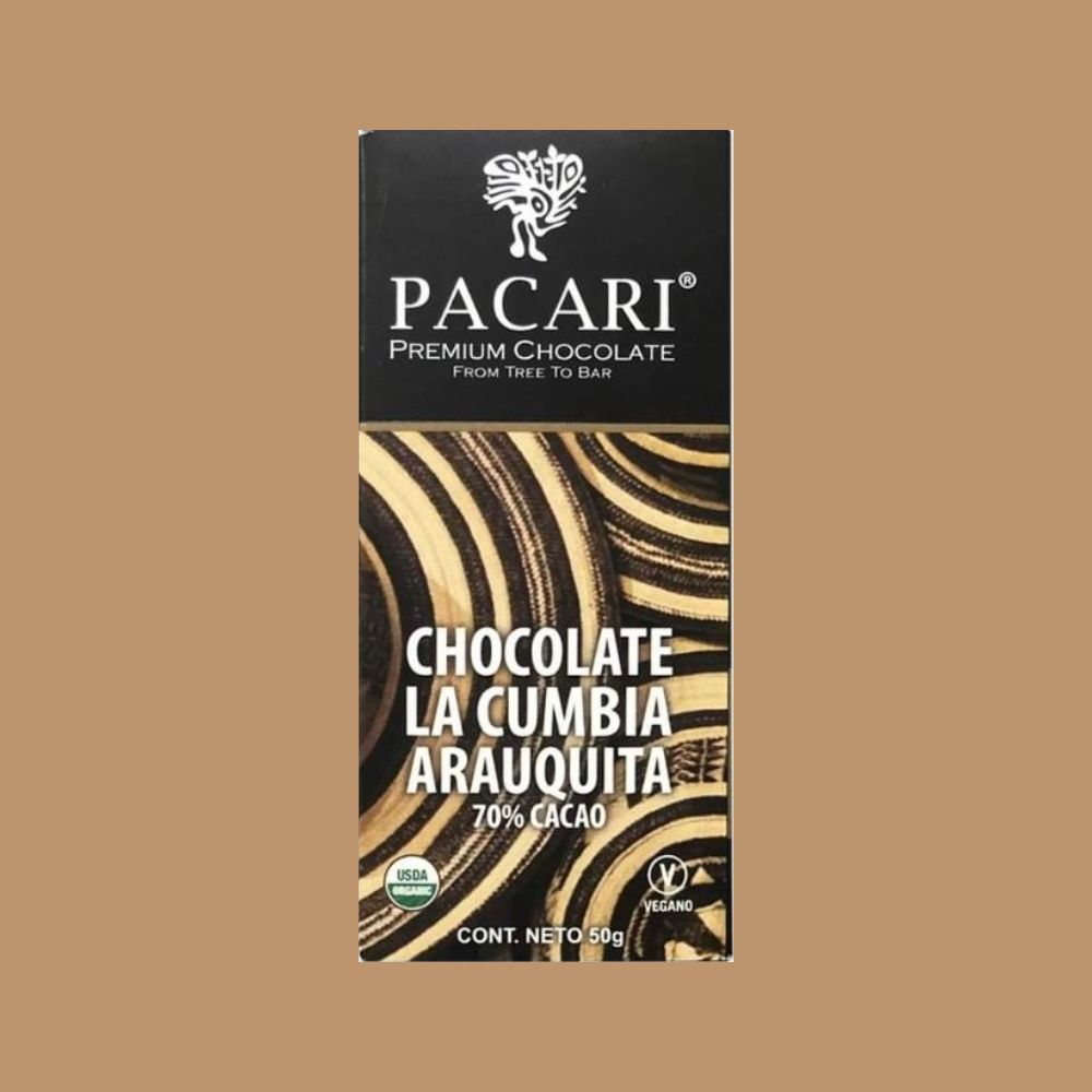 Vegan Dark Chocolate - Pacari - Lacumbia 70%