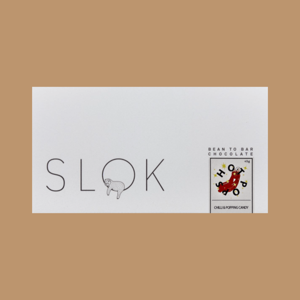 SLOK - Dark Spicy Chocolate Hot Pops 72%