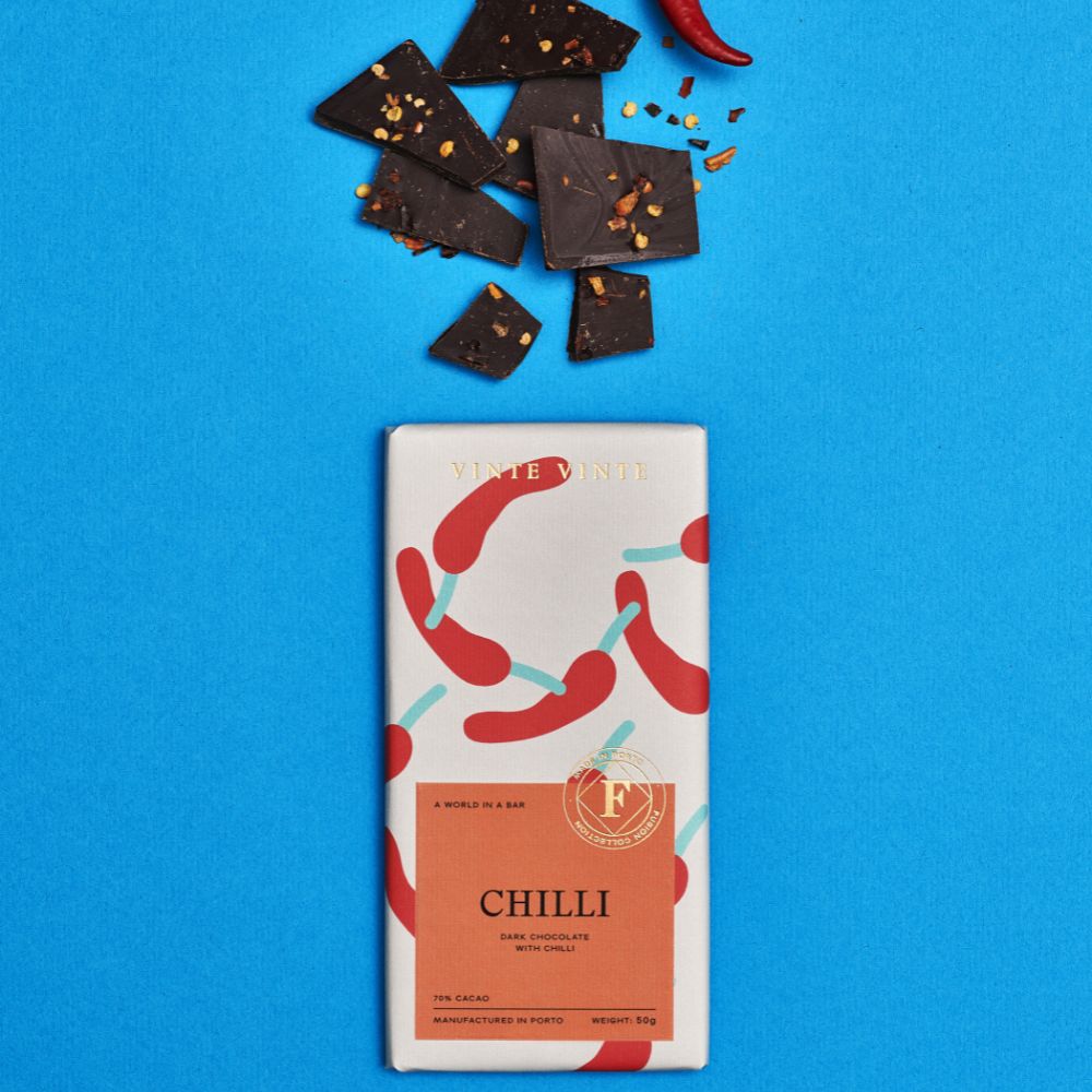 Vinte Vinte Chocolate - Fusion 70% with Chilli 