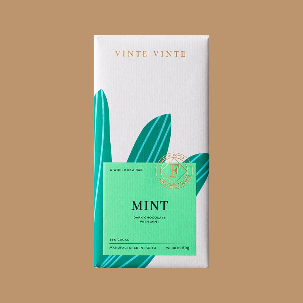 Vinte Vinte Chocolate - Fusion 58% with Mint 