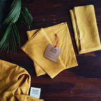 Sustainable Chocolate Gift Wrap Mustard  | Cocoa Bean-to-bar Chocolate