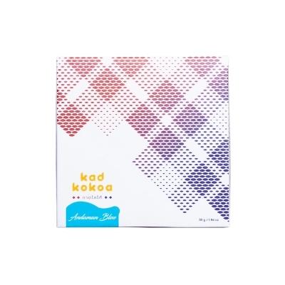 Vegan White Chocolate with Blue Spirulina- Kad Kokoa | Hello Chocolates